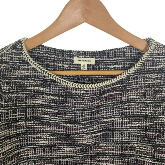 Max  Studio Tweed Top - Picture 2 of 6